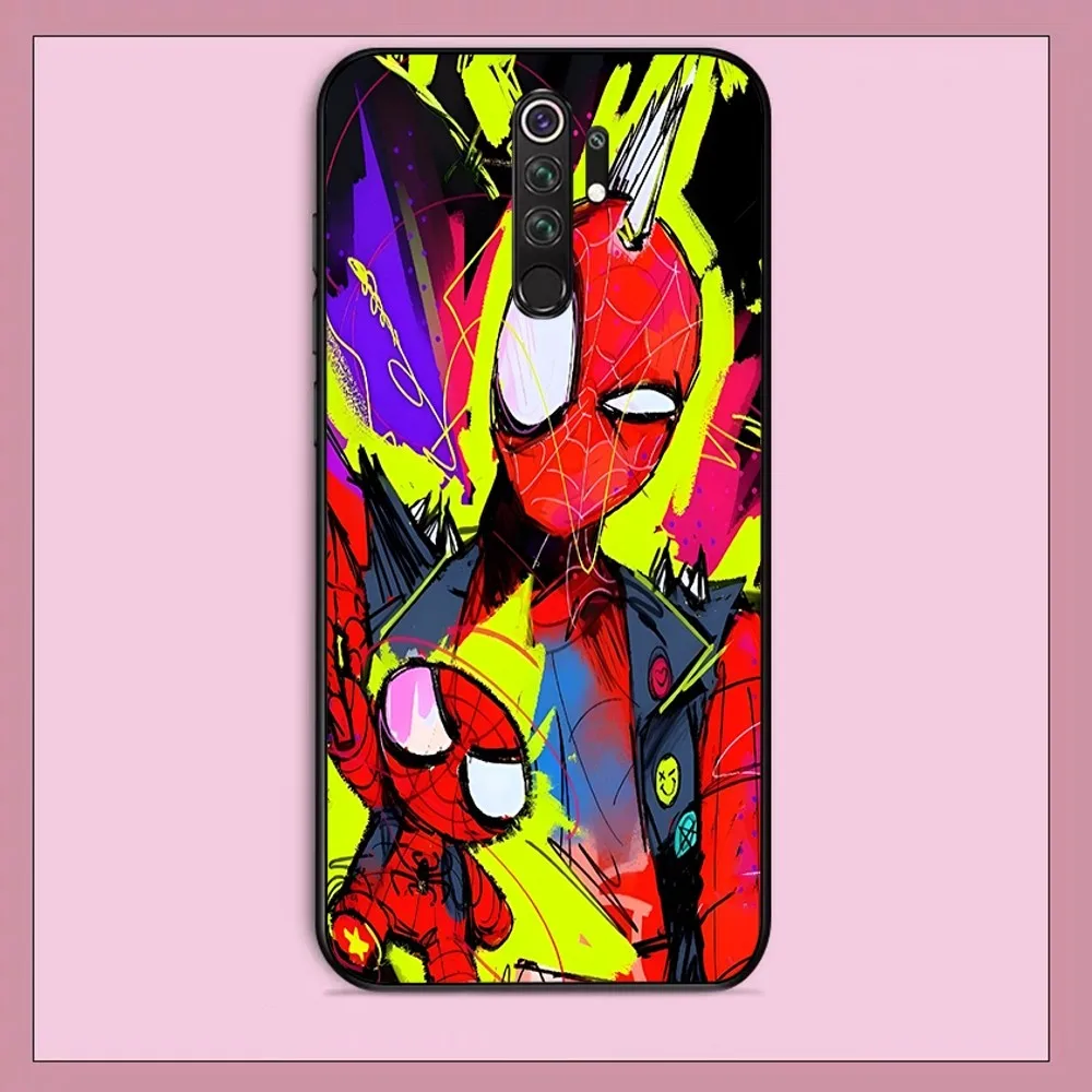 Anime S-Spiderman Phone Case For Redmi Note 4 X 5 A 6 7 8 T 9 9S 10 11 11S 11Epro Poco M3 Pro