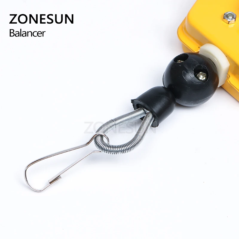 ZONESUN ฤดูใบไม้ผลิ Balancer 1.5กก.-3.0กก.ไขควงแขวนเครื่องมือประแจแรงบิดแขวนลวดเชือกวัดเครื่องมือ