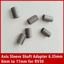 Axis Sleeve Shaft Adapter 6.35mm 8mm to 11mm for RV30 Worm Reducer Assembled Fit With Nema23 Stepper Motor