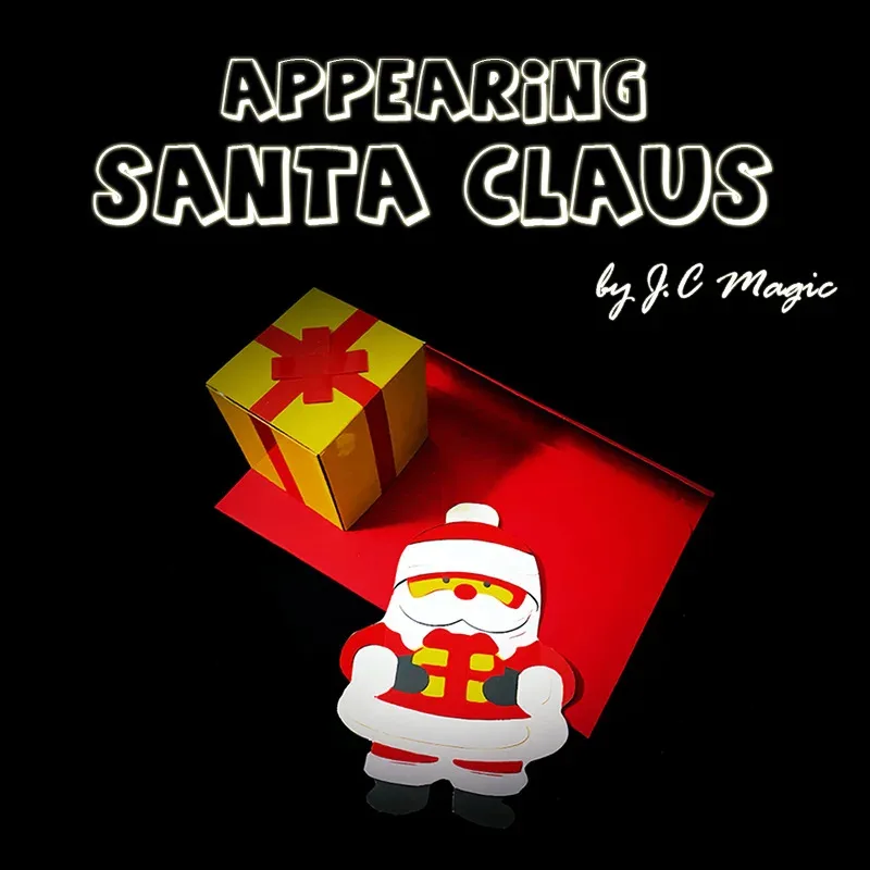 

Appearing Santa Man By J.C Magic Gift Box Disappear Santa Appear From Box Close up Magic Tricks Illusion Gimmick Kids Magic Show