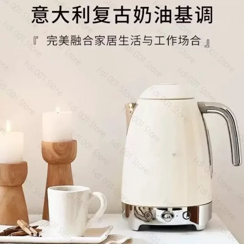 Vintage Electric Kettle 7 Temperature Settings Tea Brewing Pot Durable for Home Office Gift