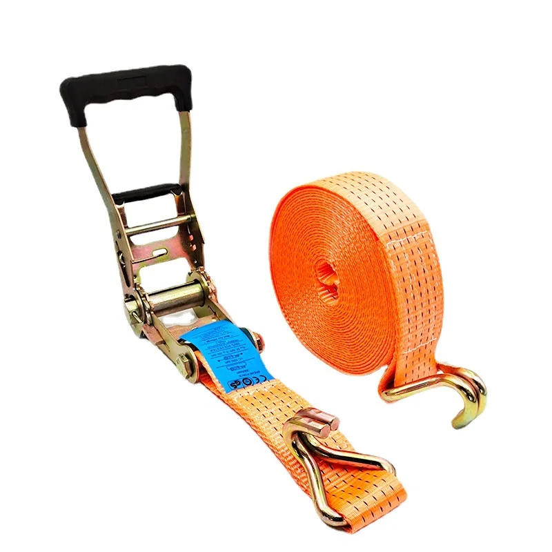 Trailer Rope Truck Rope Tensioner Thick Polyester Tensioner 3T Steel Laced Cargo Fixing Car Brake Rope