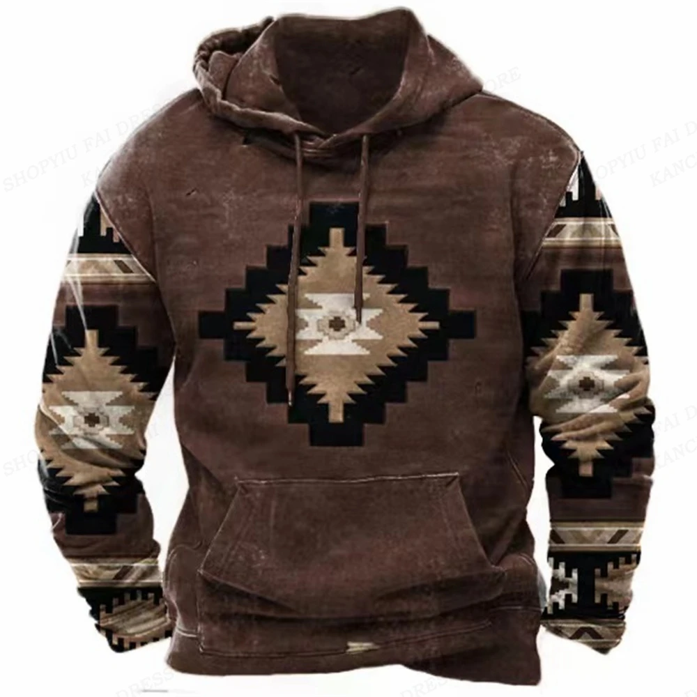 Vintage Hoodie Ethnic Hoodies Men Fashion Hoodies Sweatshirts Men\'s Jackets Women Sweats Boy Coats Indian Style Men\'s Clothing