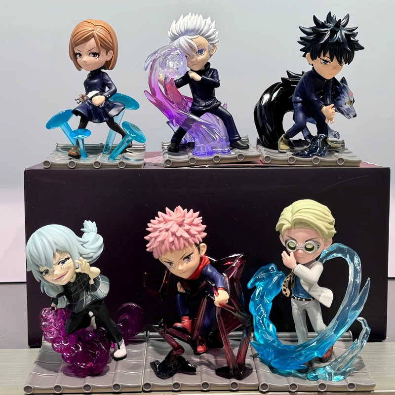 Authentique Mighty Jaxx Kwistal Jujutsu Kaisen Battle Ready Series Blind Box Satoru Gojo Figurine Anime Boîte Mystère Modèle Ornement