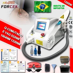 Brasilien Neueste Q-Switch Nd YagLaser 1064nm532nm1320nm Laser Tattoo Entfernung Pigmentierung Entfernung Pikosekunden Laser Maschine DutyFree