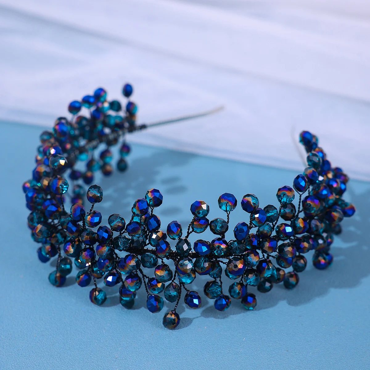 Baroque Vintage Handmade Crystal Bridal Hairbands For Wedding Hair Accessories Women Bridal Headbands Head Jewelry