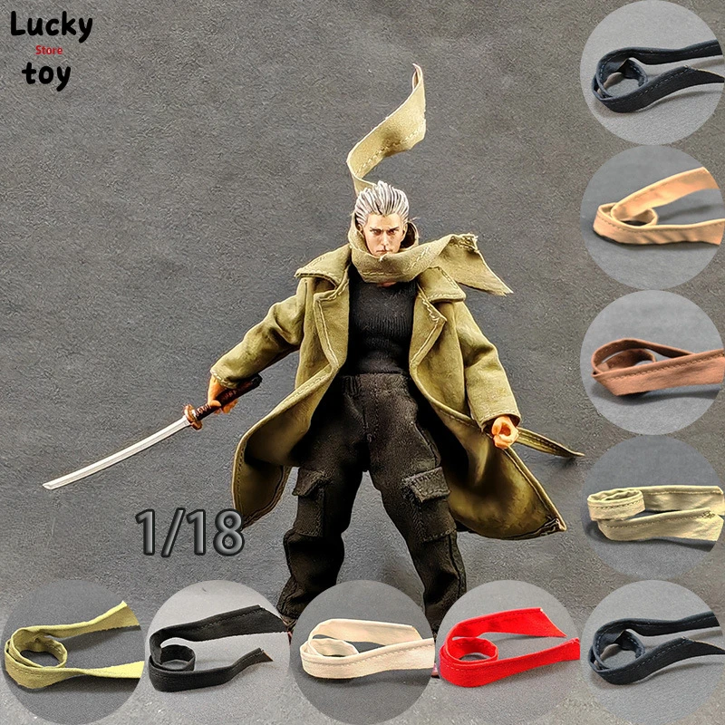 1/18 Scale Action Figures Multicolour Scarf  Iron Wire Moulding Scarf for 3.75inch Soldier Clothes Accessories Toy YEESENYIYI