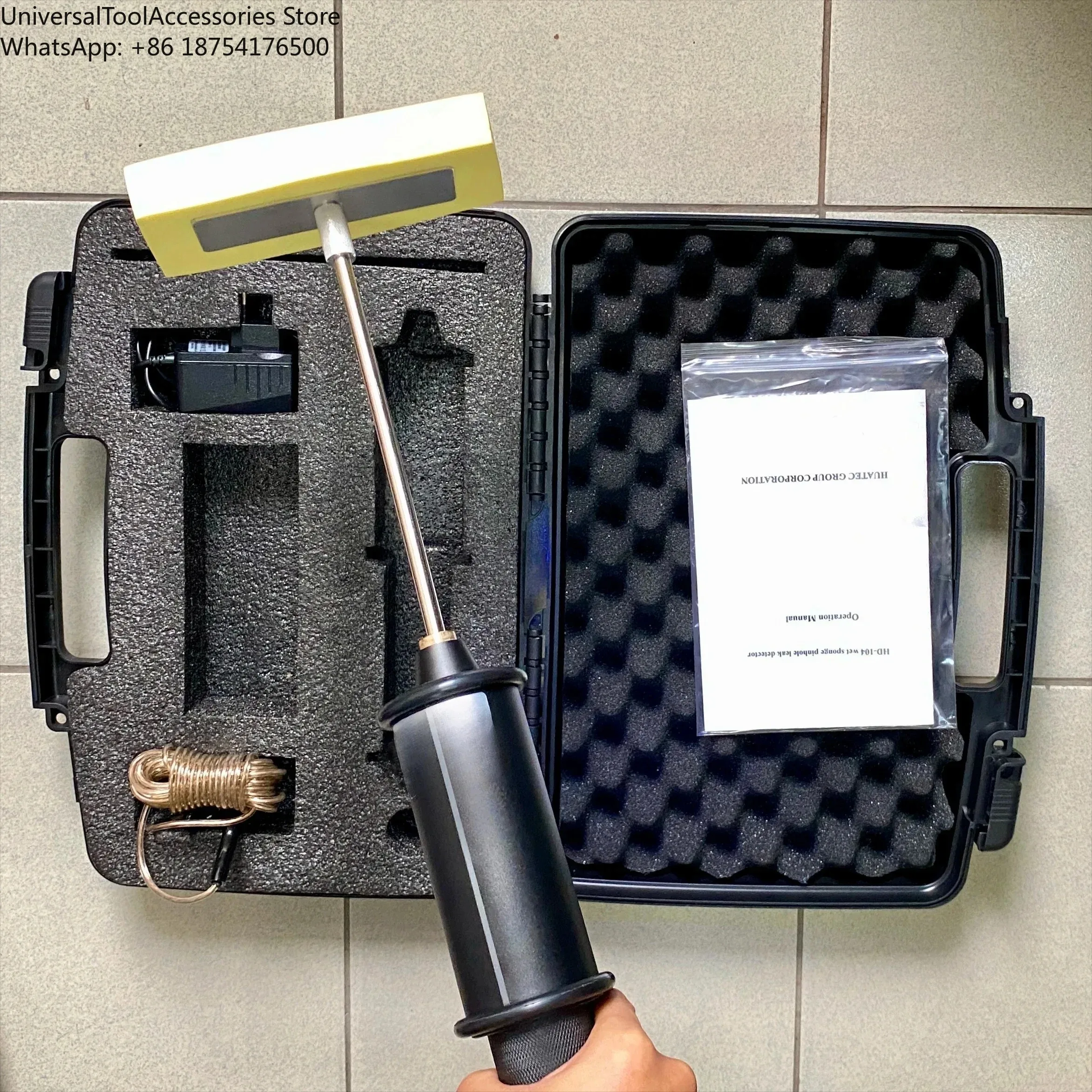 High Quality Large Wet Sponge Coating Pinhole Porosity Holiday Detector