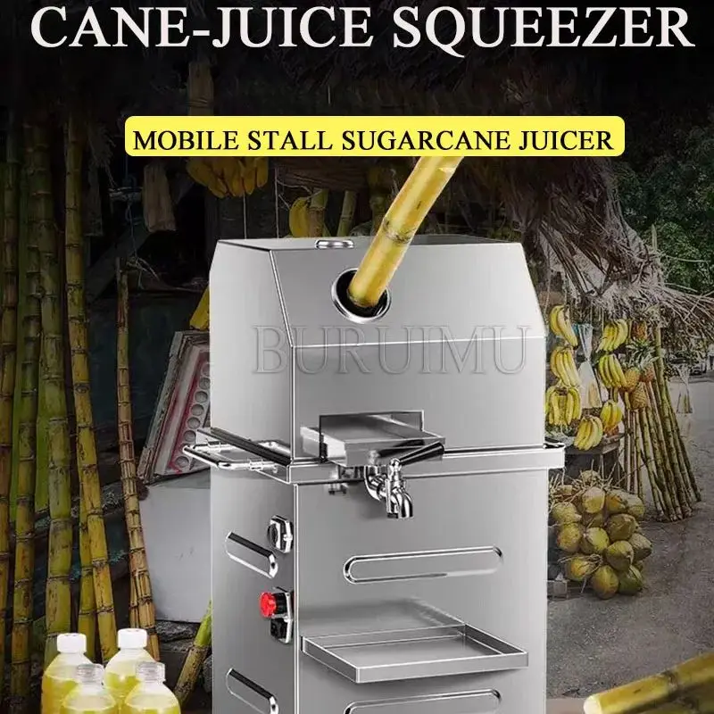 Vertical Commercial Sugarcane Juice Machine Electric Automatic Blender Juicer Extractor Machine