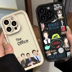 The office Tv Show Hot Phone Case for iPhone 16 15 14 13 12 11 Pro Max Mini XR XS X 7 8 6 6s Plus Soft TPU Back Cover