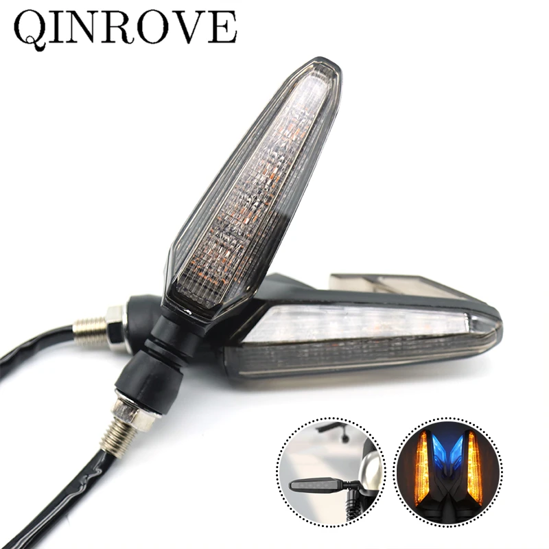 LED Motorcycle Turn Signal Light 12V Indicators 10mm Blinkers Lamp Universal for Ducati Monster 696 Hypermotard 950 BMW R1200GS