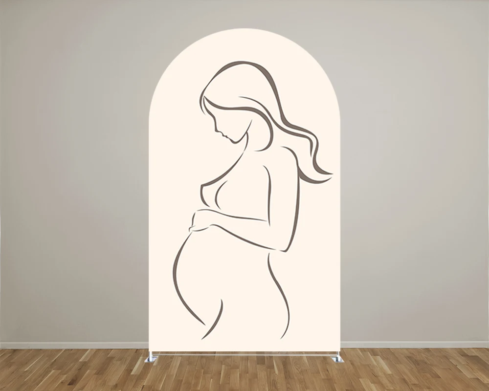 Arch Backdrop Covers Pregnant Woman Pregnancy Mother LOVE Party Baby Shower Cover Chiara Arch Background Decors Backdrop