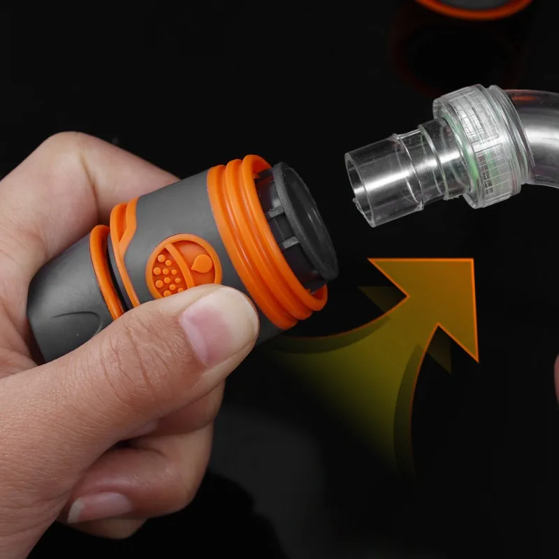 12/1x Garden Hose Adapter Connector Tap Extender Hose Quick Connection Stop Coupler Joint Water Pipe Irrigation Fittings 1/2"