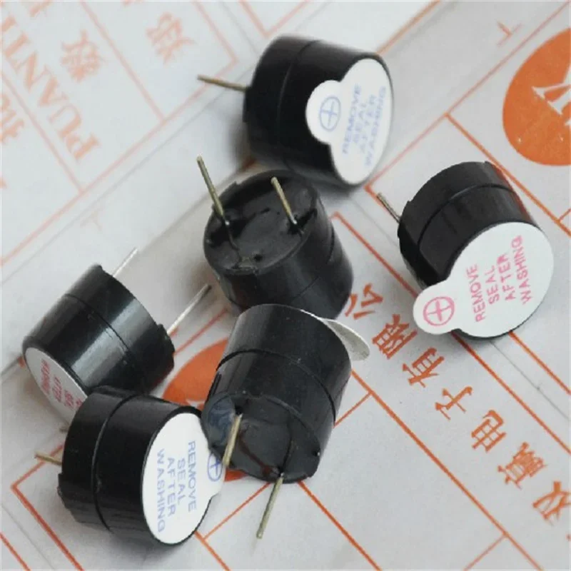SOT Plastic Tube Buzzer, Magnetic Buzzer, 5V, 12V, 100Pcs