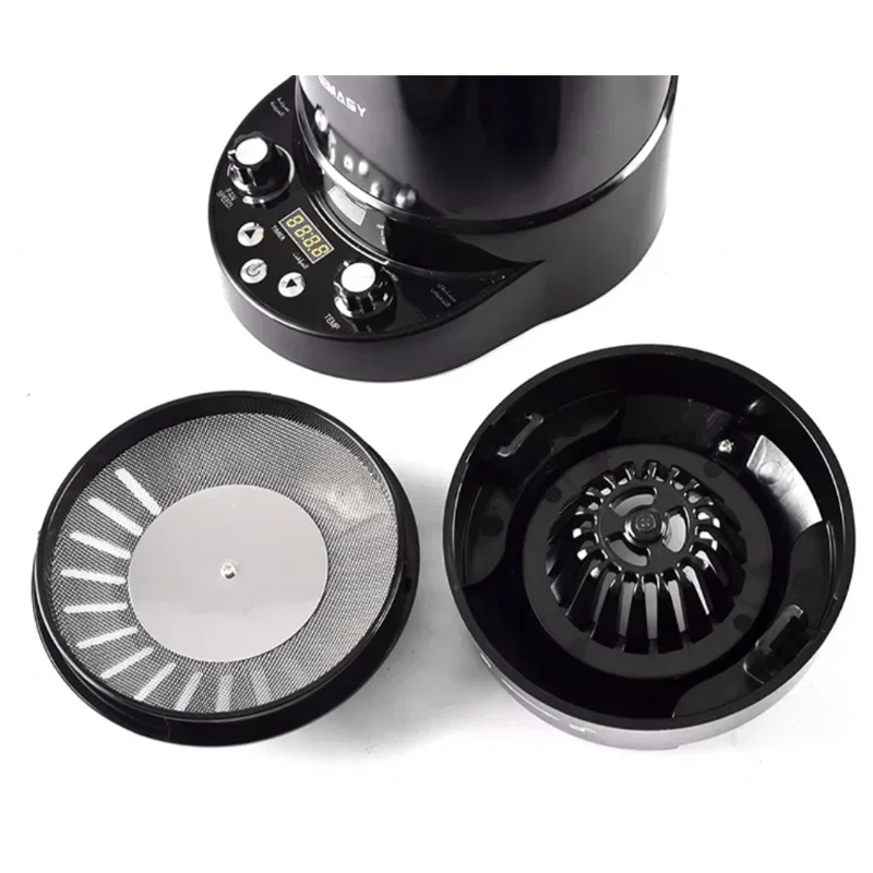 SAT1 ل 80 جرام محمصة قهوة الهواء الكهربائية المنزل التلقائي توقيت حبوب البن تحميص الخبز آلة الاتحاد الأوروبي التوصيل 220 فولت 2100 واط