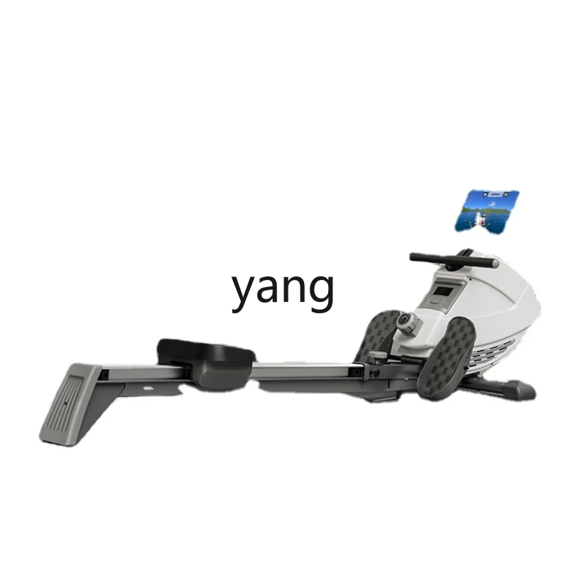 

Yjq Rowing Machine Sports Fitness Water Resistance Household Magnetic Control Rowing Machine Aerobic Rowing Machine Foldable