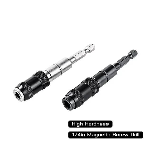 1/4 "Hex Magnetic Ring Screwdriver Bits Drill Extension Rod Quick Change Holder Drive Guide Screw Drill Tip Hand Tools Drill Bit 3