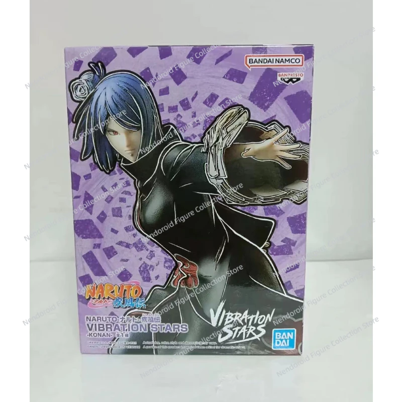 100% Original In Stock Bandai BANPRESTO Vibration Stars VS NARUTO Konan Animation Action Figure Toy Gift Model Collection Hobby