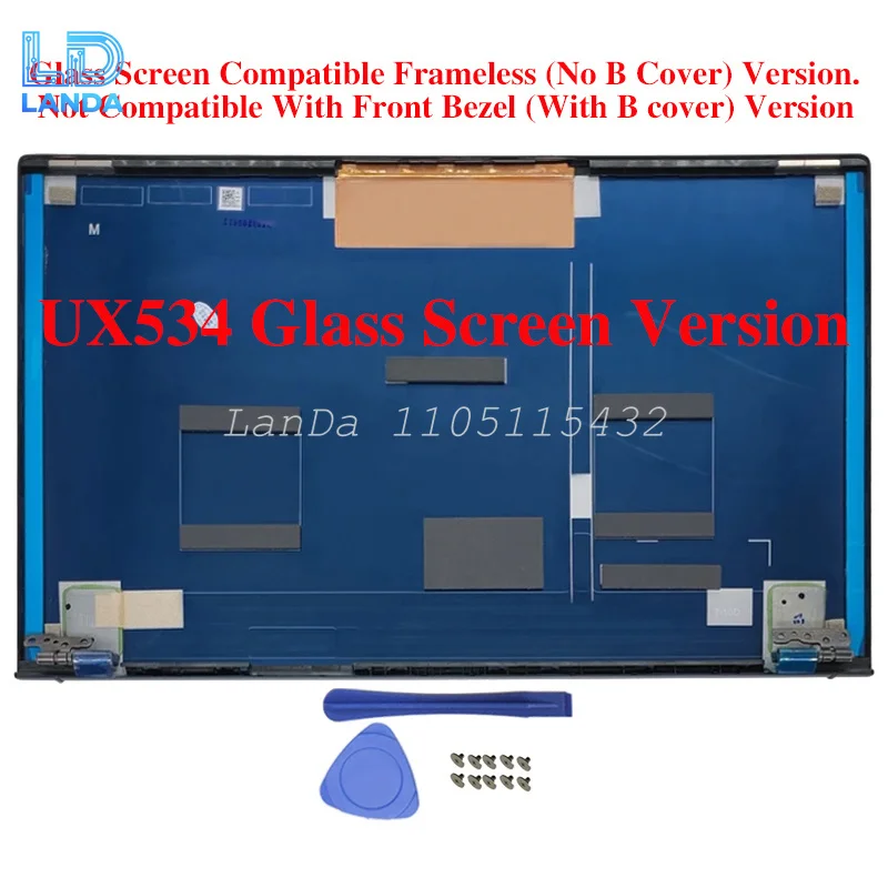 Laptop Case For ASUS ZenBook 15 UX534 UX534F UX534FA Notebook Screen LCD Back Cover Case/Front Frame/Palmrest/Bottom Accessories