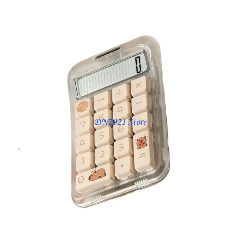 

F3KE High appearance portable Transpicuous shell Capibala small sugar calculator