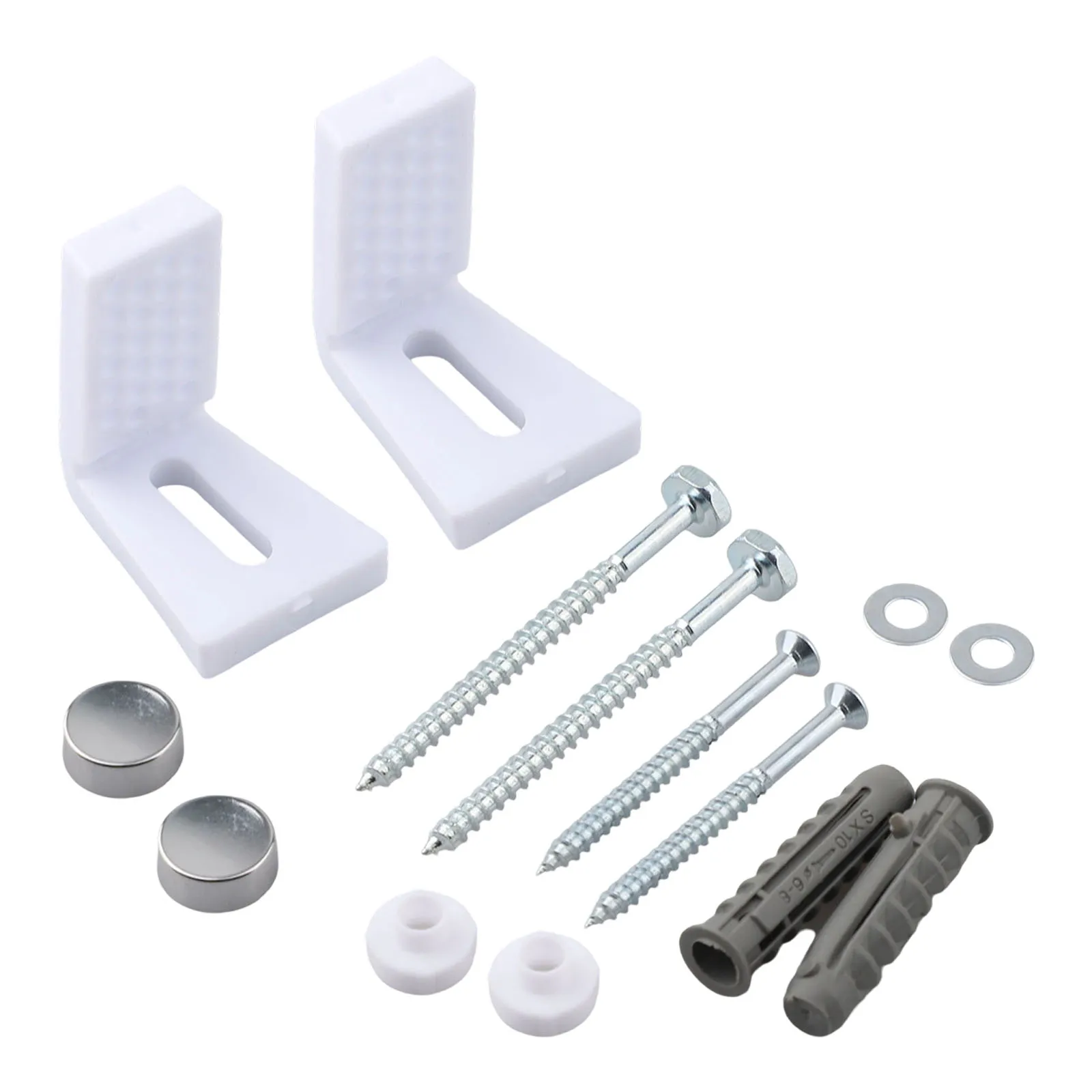 L Shaped Toilet Bidet Anchor Bolts Set Pan Fix To Floor  For Kit Repair Fixings Fitting Screws Or Bidets And Half Pedestal Basin