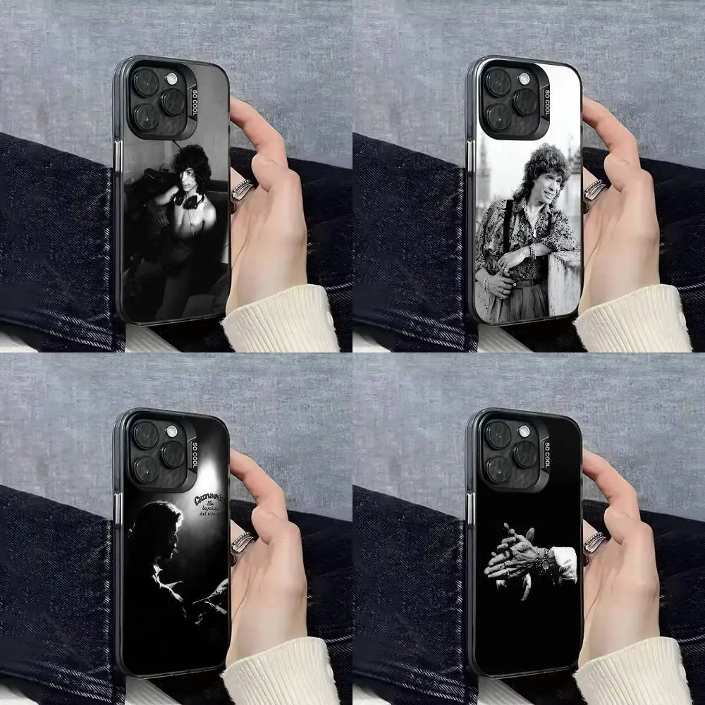 Чехол для телефона C-Camaron de la Isla Leyenda Tiempo для iPhone 17,16,15,14,13,12, Pro, Max, Plus, E, SE4, Air, Mini Black IMD Box