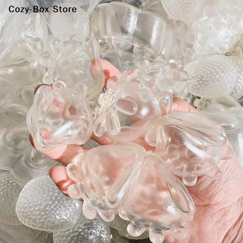 [ZY]DIY Empty Ball Shell For Handmade Toy Clear Soft Plastic Skin For Maltose Squeeze Ball Creative Stress Relief Toy[ZY]