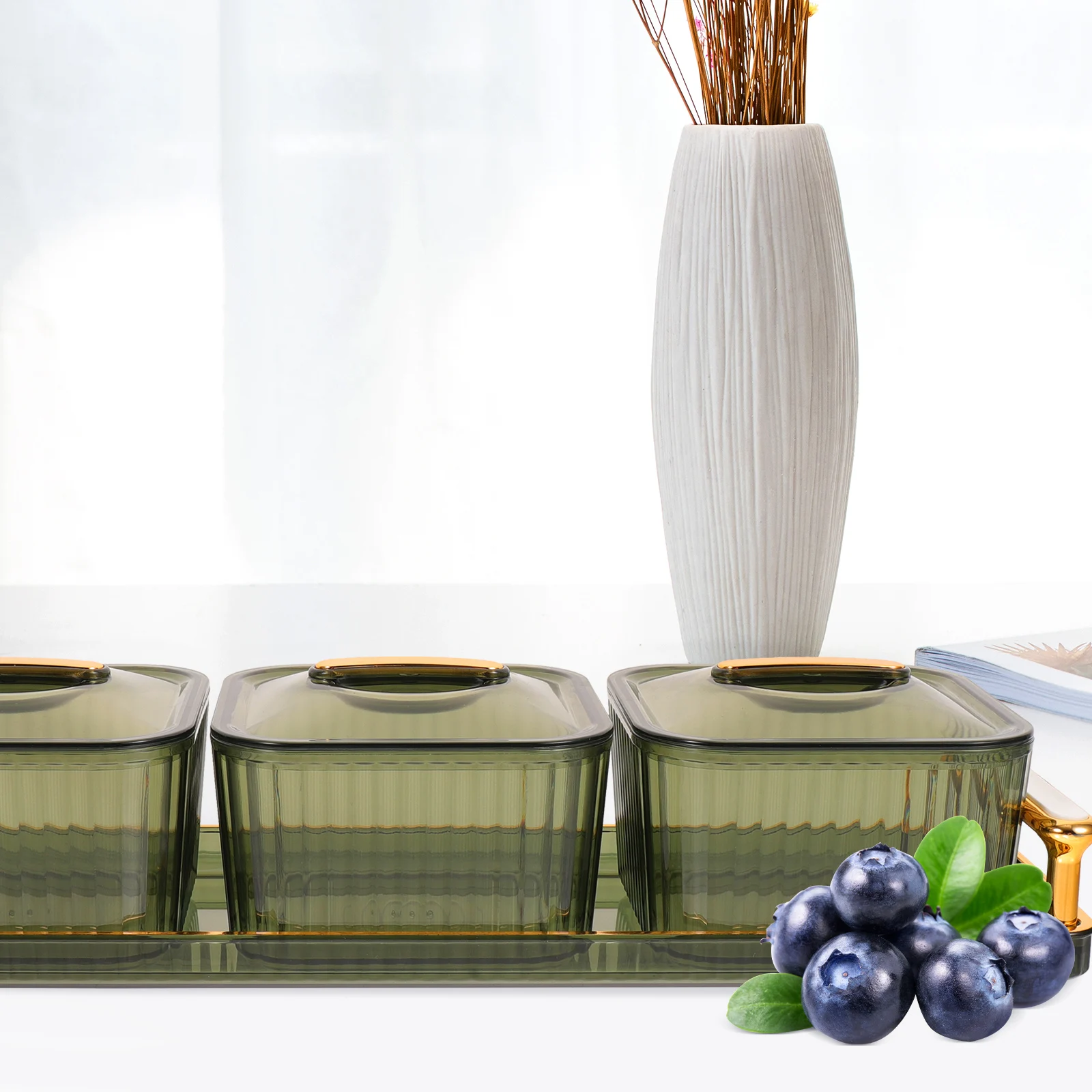 

1 комплект, коробка для конфет, контейнер для хранения закусок, сервировочное блюдо для вечеринок, держатель для еды, банка для печенья, поднос для закусок, многоразовый пластик