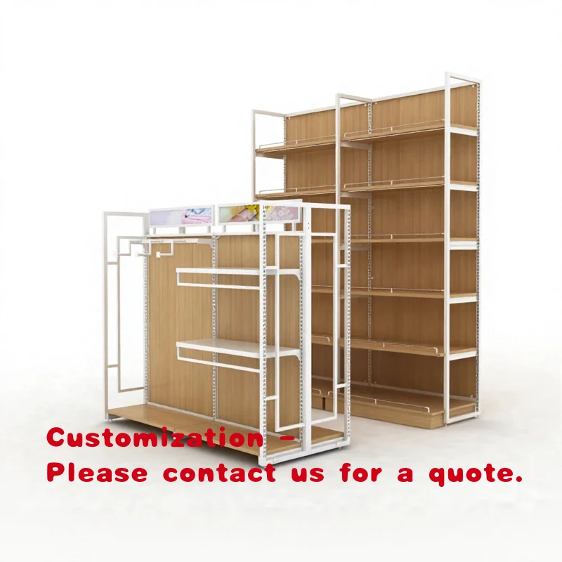 custom.Factory Cheap Customized Light Duty Multifunctional Grocery Store Display Racks with Powder Coated and Easy Instal