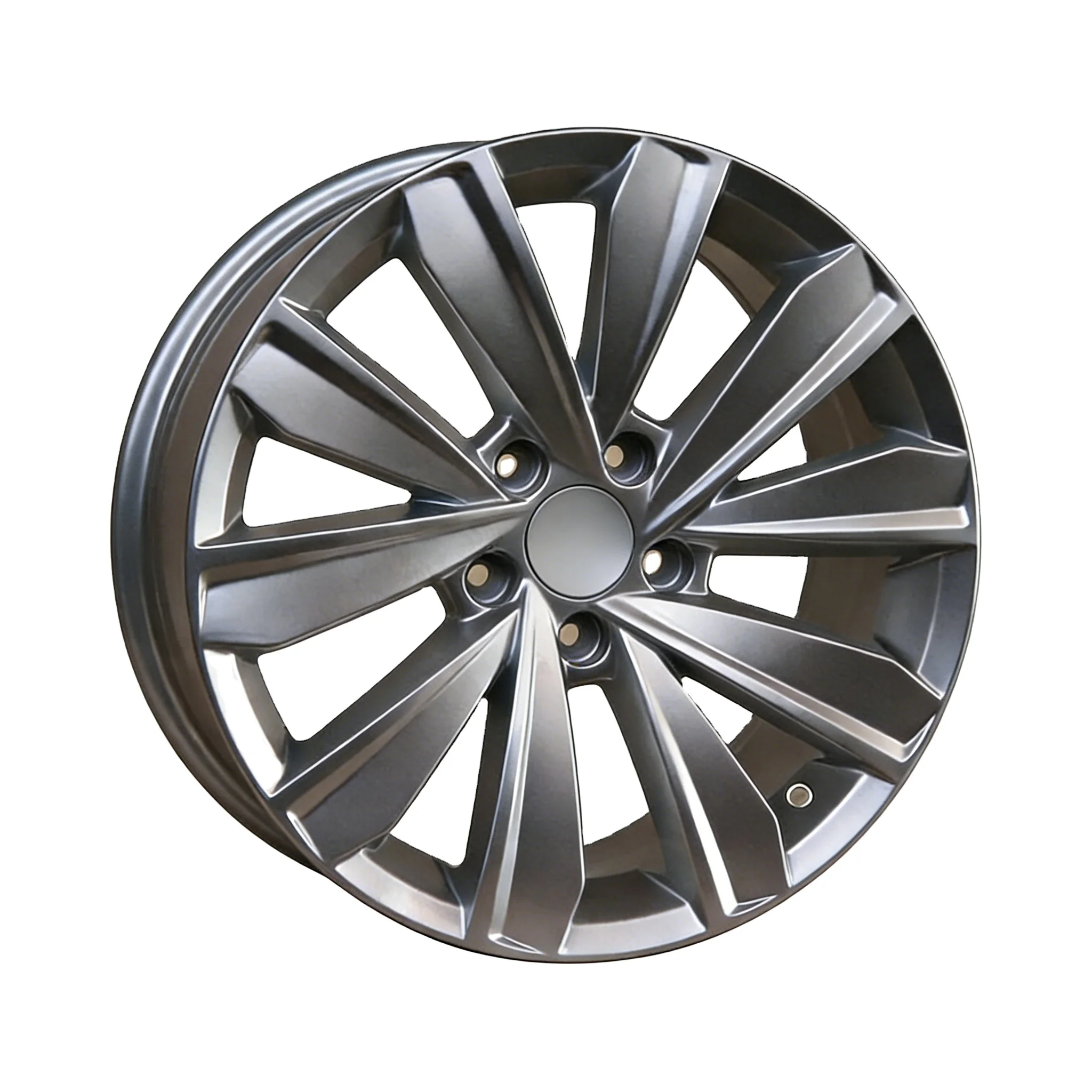 Passenger Car Wheels, for VW Passat 2019, 17 Inch 5x112 Casting Alloy Rims, Silver Deep Concave Hubs, Replacement Tuning