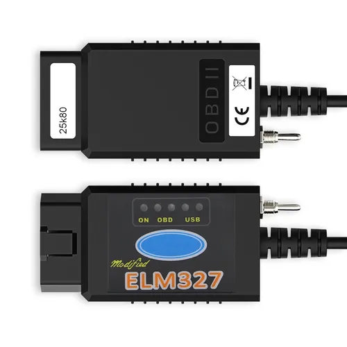 Imagen 2 del producto Herramienta de diagnóstico de coche OBD2 olmo 327 HS CAN /MS CAN ELM327 USB V1.5 FTDI/CH340 PIC18F25K80 con interruptor para Ford para Forscan