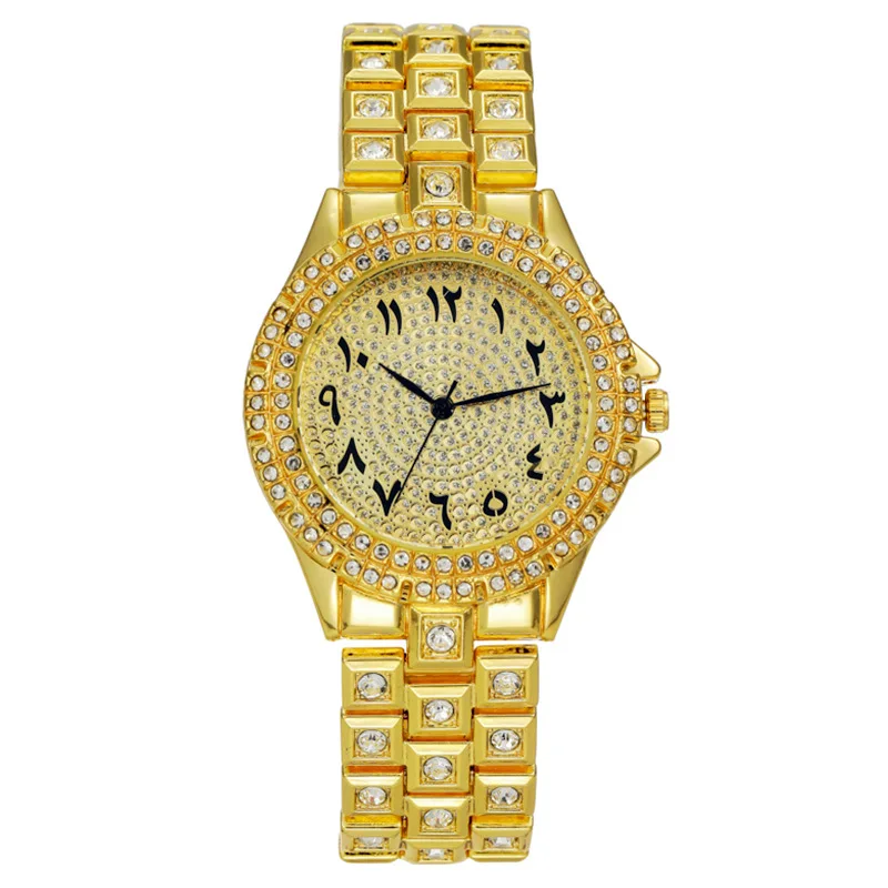 Diamond Tadpole Text Full Diamond Fashion Women's Watch Women's Watch Quartz Watch Women's Edition