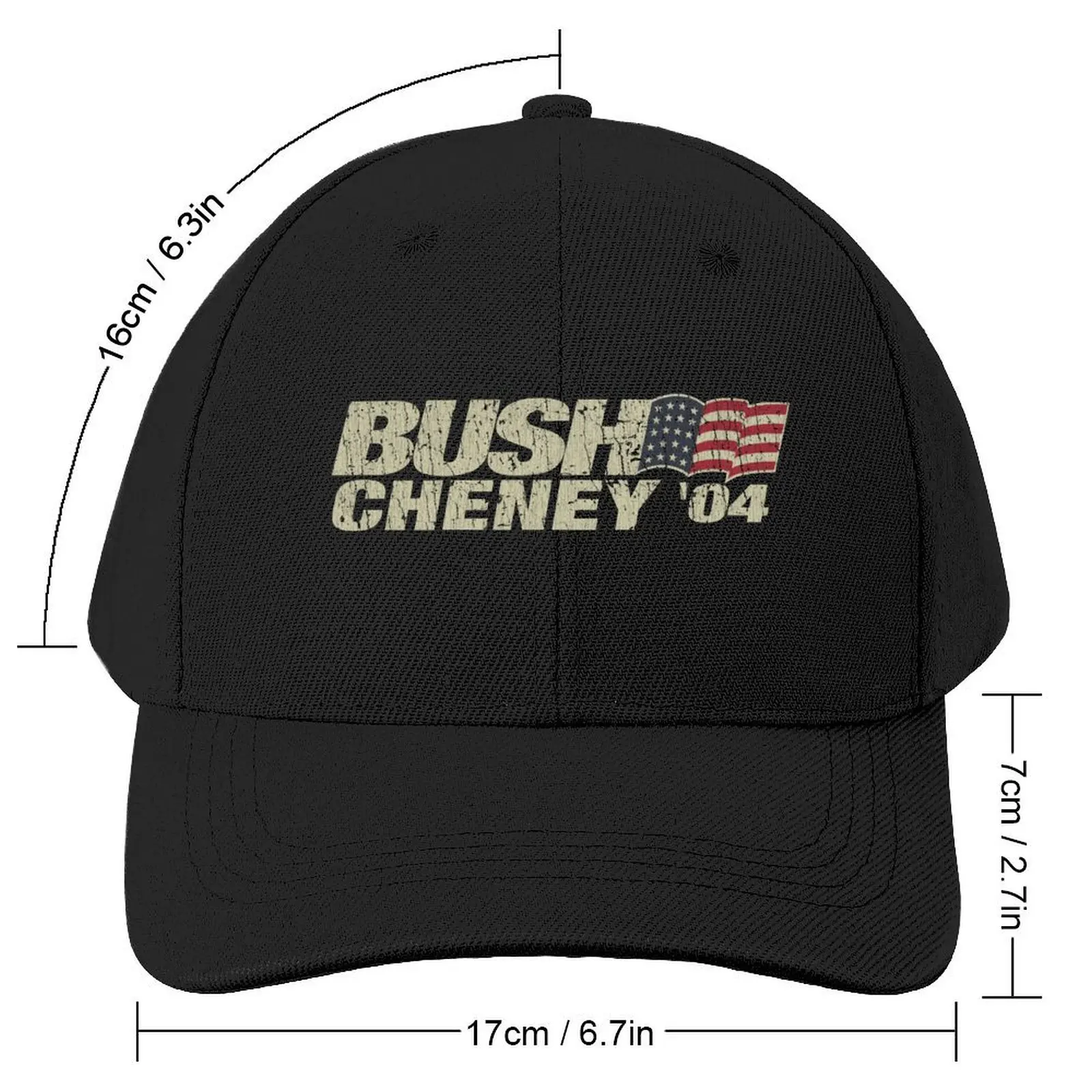 Bush Cheney 2004 Baseball Cap Sunscreen New In The Hat Hat Beach Mens Caps Women's