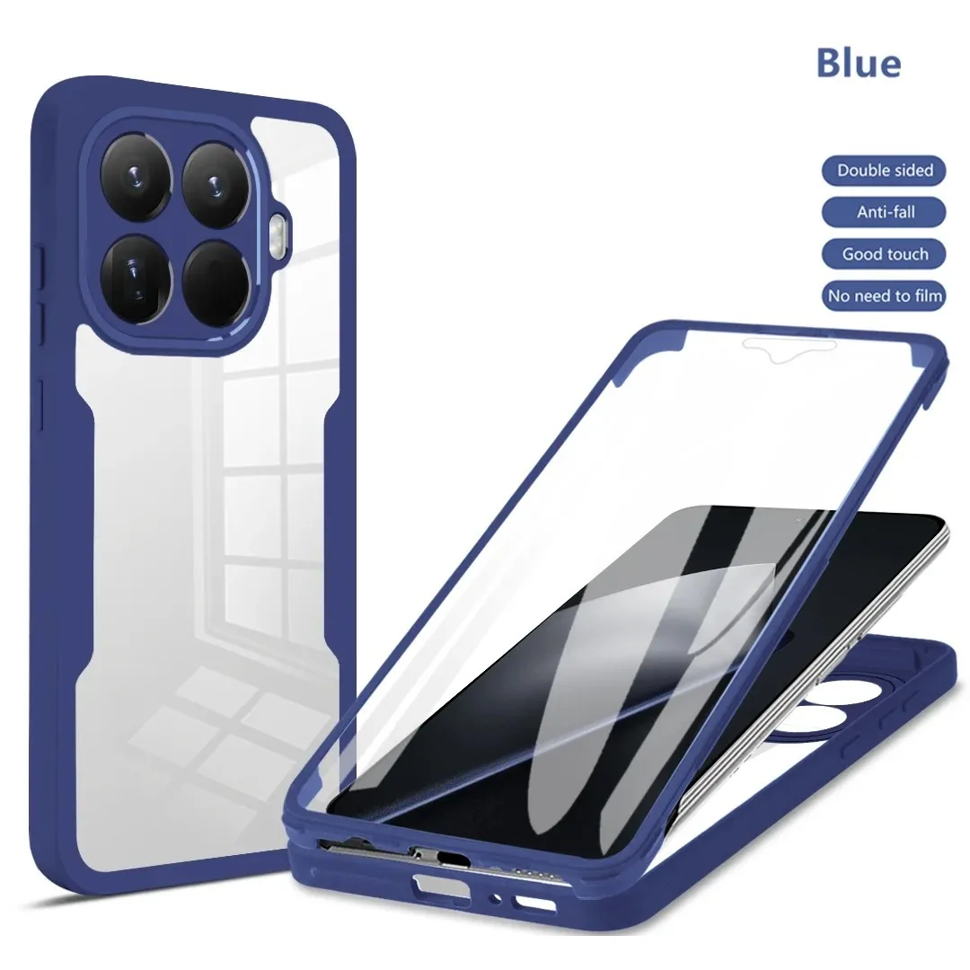 Für Xiaomi 17T 15T Pro Mi 14T 14TPro Hülle Stoßfest 360° Vollschutz Displayschutz Doppelschichtige Transparente Schutzhülle Funda