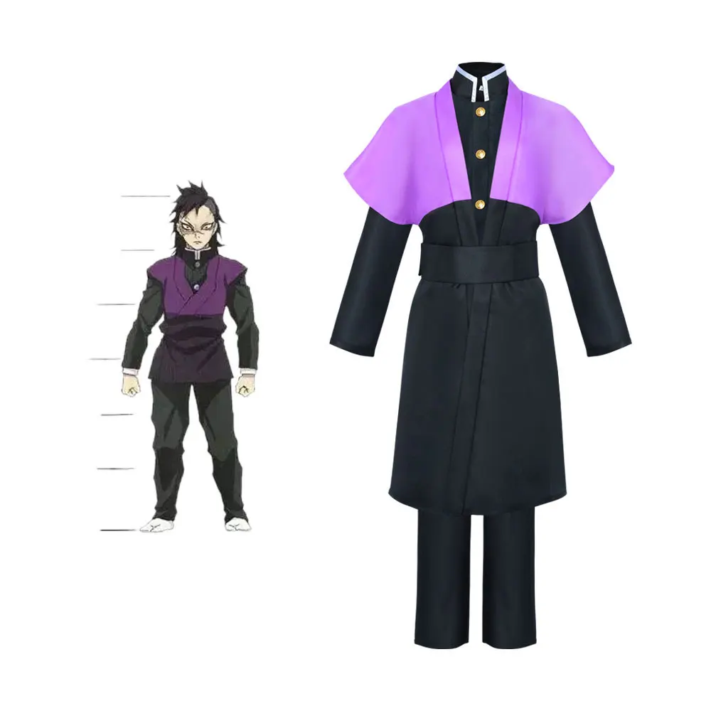 

Genya Shinazugawa Cosplay Costume - Full - set Demon Slayer Corps Uniform for Role - Playing, Great as a Gift