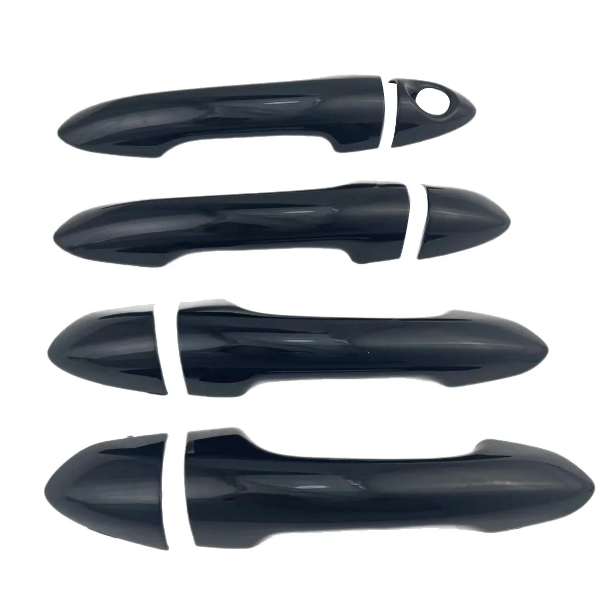 Copertura della maniglia della porta in plastica ABS per Kia Carens 2013 -2018 Decorazione auto Auto Aggiornamento Accessori per auto Car Styling Trim Pasta Style