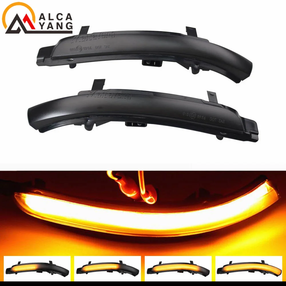 2 Stück für Skoda Octavia 2009-2013 SUPERB 2008-2014 Dynamischer LED-Blinker Spiegelblinkleuchte – Detail 6