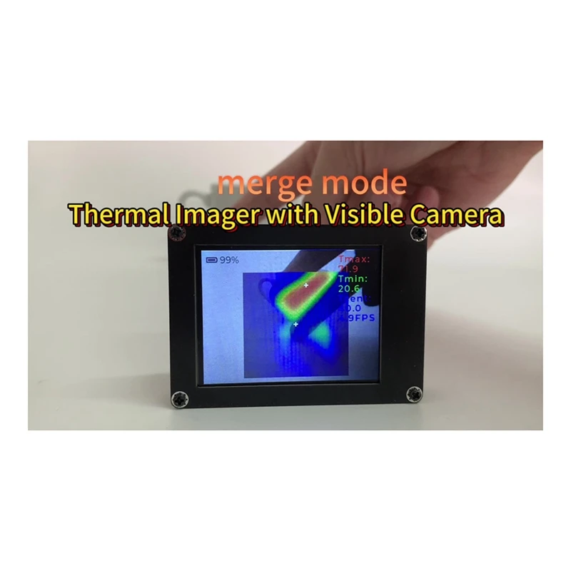 TICAM1 Infrared Thermal Imaging Camera With 200MP Visible Light Lens Thermometer Temperature Detect Floor Heating