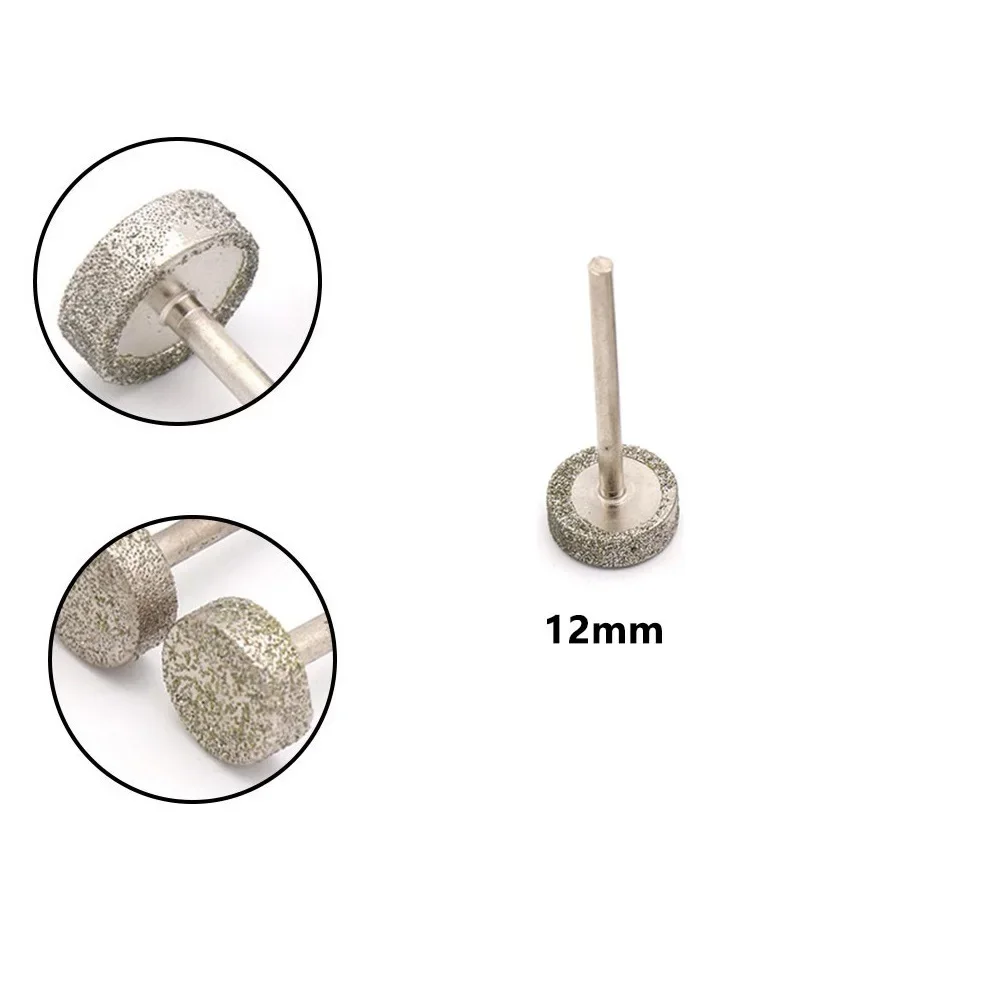 1 pz di alta qualità testa di rettifica diamantata rettifica Burr cilindro 8/10/12/14/16mm testa di rettifica diamantata testa di rettifica