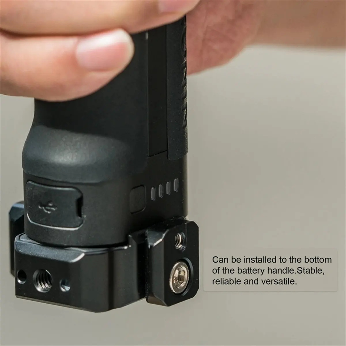 ★♠♥Y418A Hot Sale-TGA-BHB Battery Handle Base Accessory Mounting Bracket for RS2 RSC2 RS3 RS3 Pro RS4 RS4 Pro