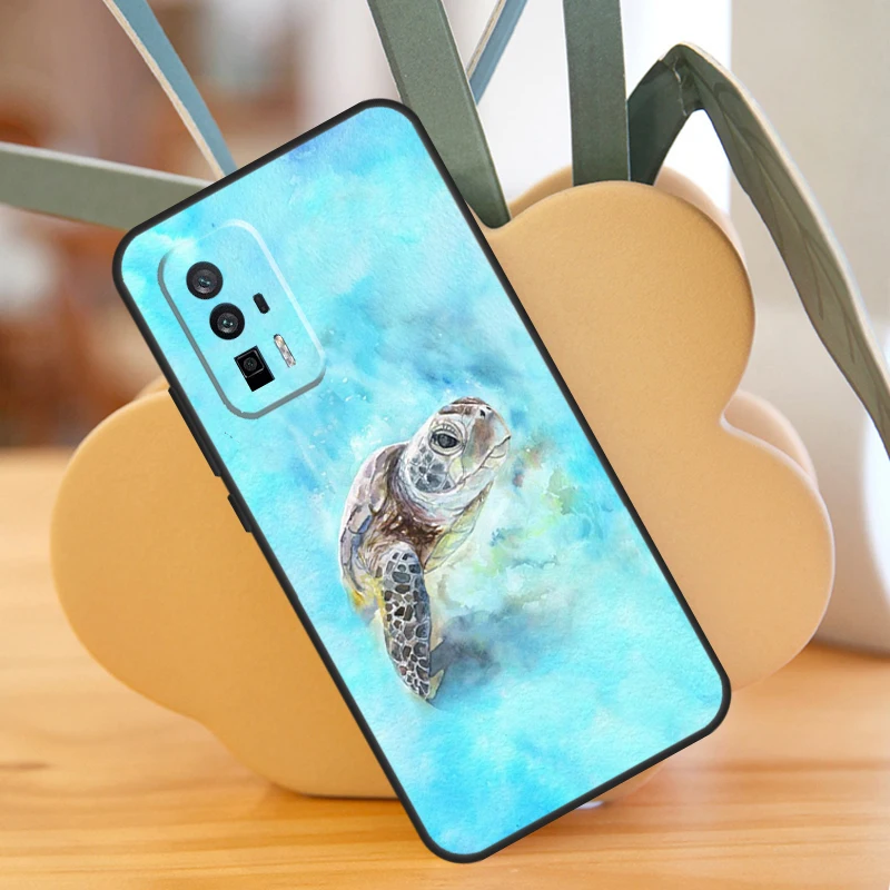 Ocean Sea Turtle Case For Xiaomi 13T 11T 12T Pro 13 14 Ultra 12 Lite POCO F6 F5 X6 Pro M6 X3 X5 M5s F3 Cover