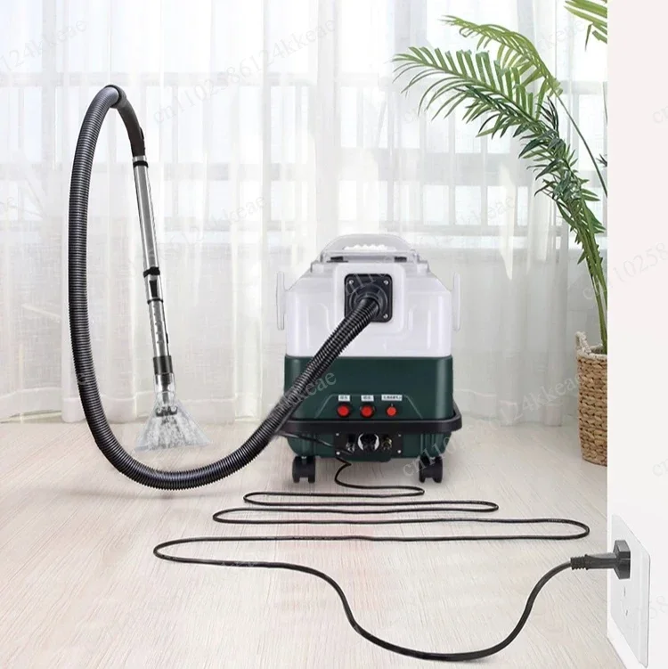 Steam Bubble Spraying Sofa & Carpet Washing Machine, Integrated Dry Grinding Brush for Fabric Curtain & Soft Furnishing