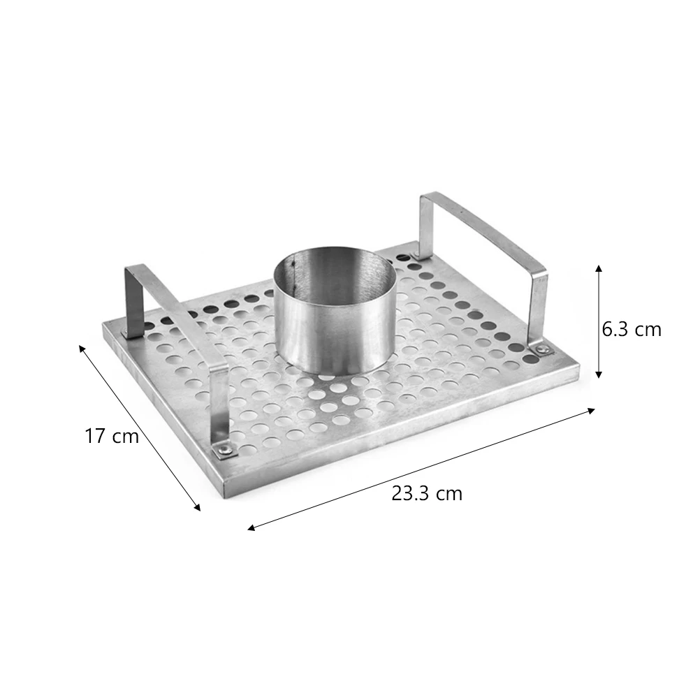 

Stainless Steel Chicken Roasting Rack Bbq Grill Tool Portable Lightweight Durable For Home Outdoor Camping Bbq Roast Stand For