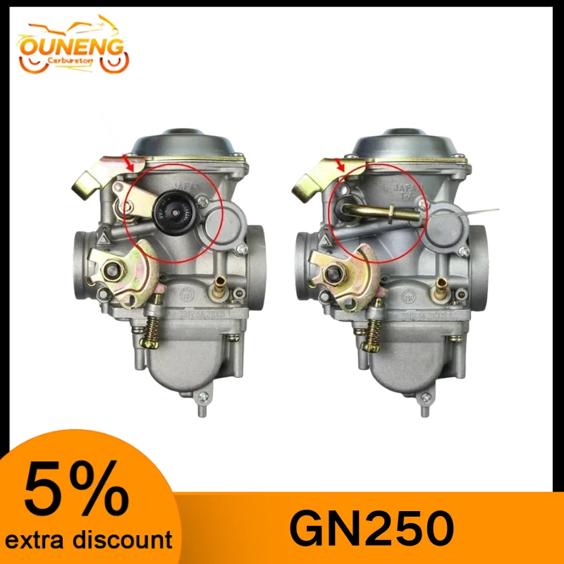 

Карбюратор мотоцикла GN250 для Suzuki GN250 GN300 Dr250 для Yamaha Sr250 Roketa JS400-7 Hensim HS400 Scout 250cc 300CC 400CC