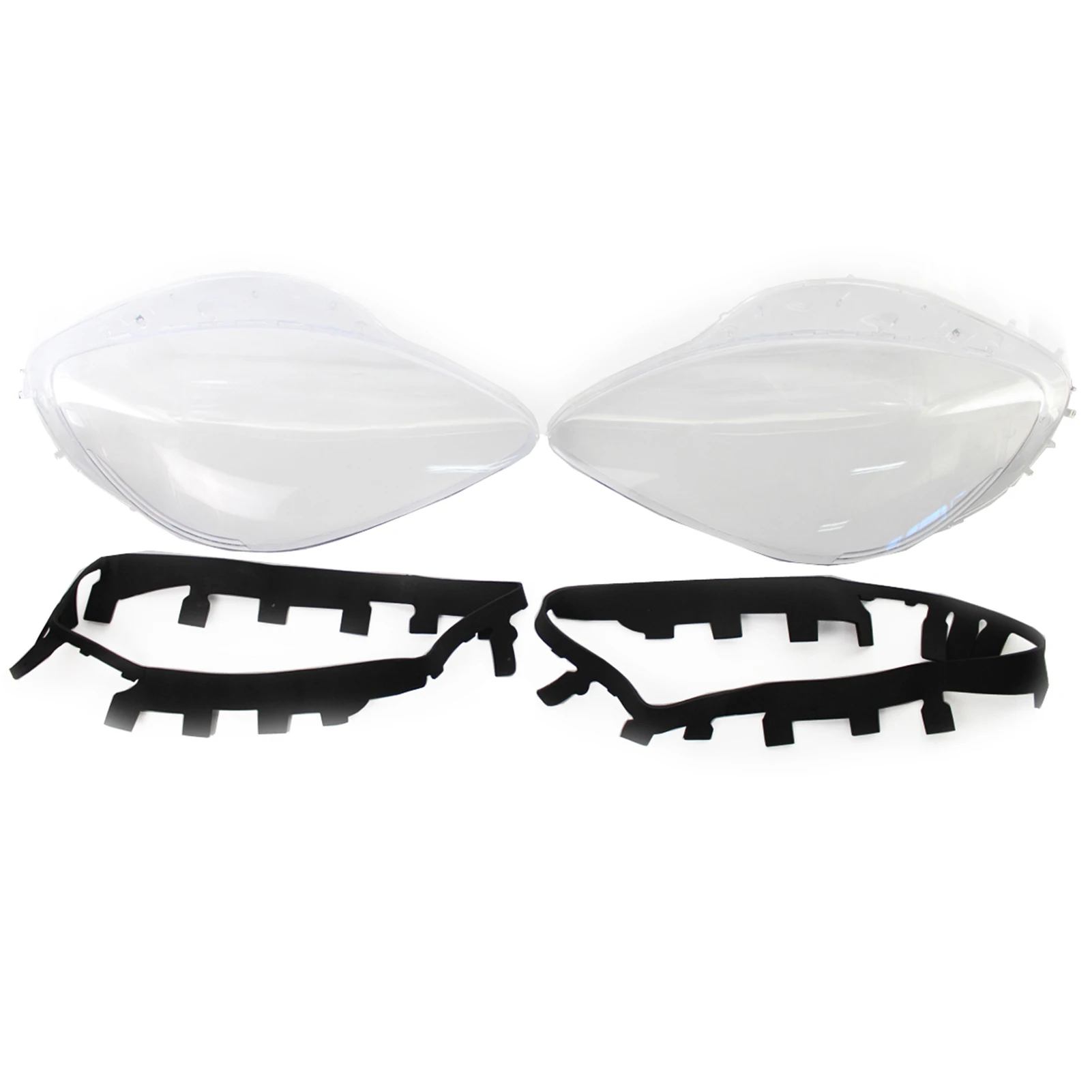 

1 Pair Car Headlight Lens Cover Headlamp Lens Plastic Shell Cover Headlight Assembly Replacement for Corvette C6 2005-2013