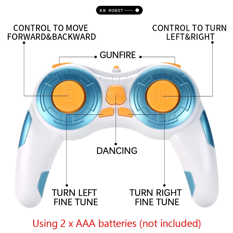 Inteligentne roboty zdalnie sterowane 2.4G figurka Droid Ball z dźwiękiem RC samochód Robot modele na prezent elektryczny dla dzieci