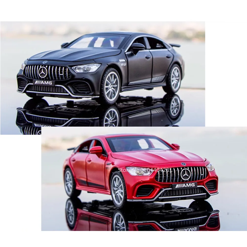 1:32 gt63 c260l modelos em miniatura brinquedos diecasts carros de liga com luz sonora puxar para trás portas abertas veículos decoração para casa presentes