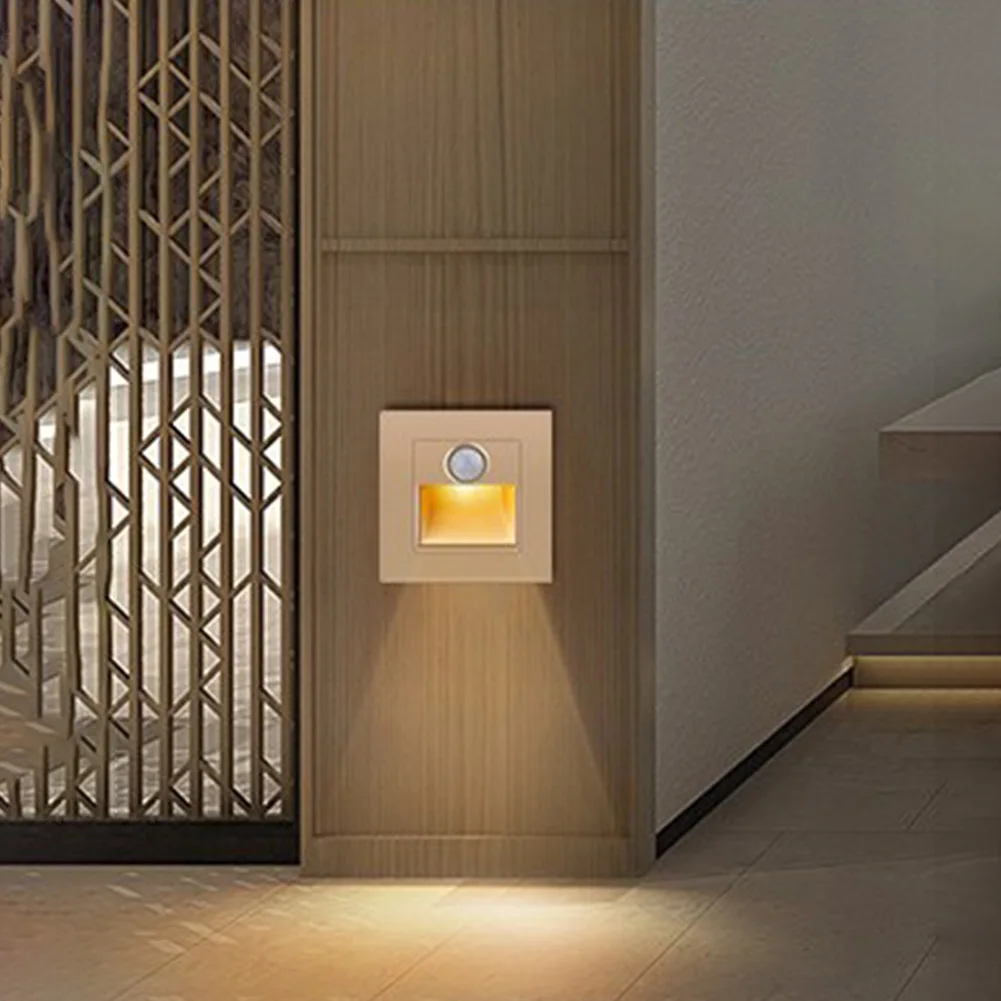 For 86x86mm Wall Box Recessed Wall Light LED Stair Light For Stairs For Hallway Lights 22mm Installation Depth
