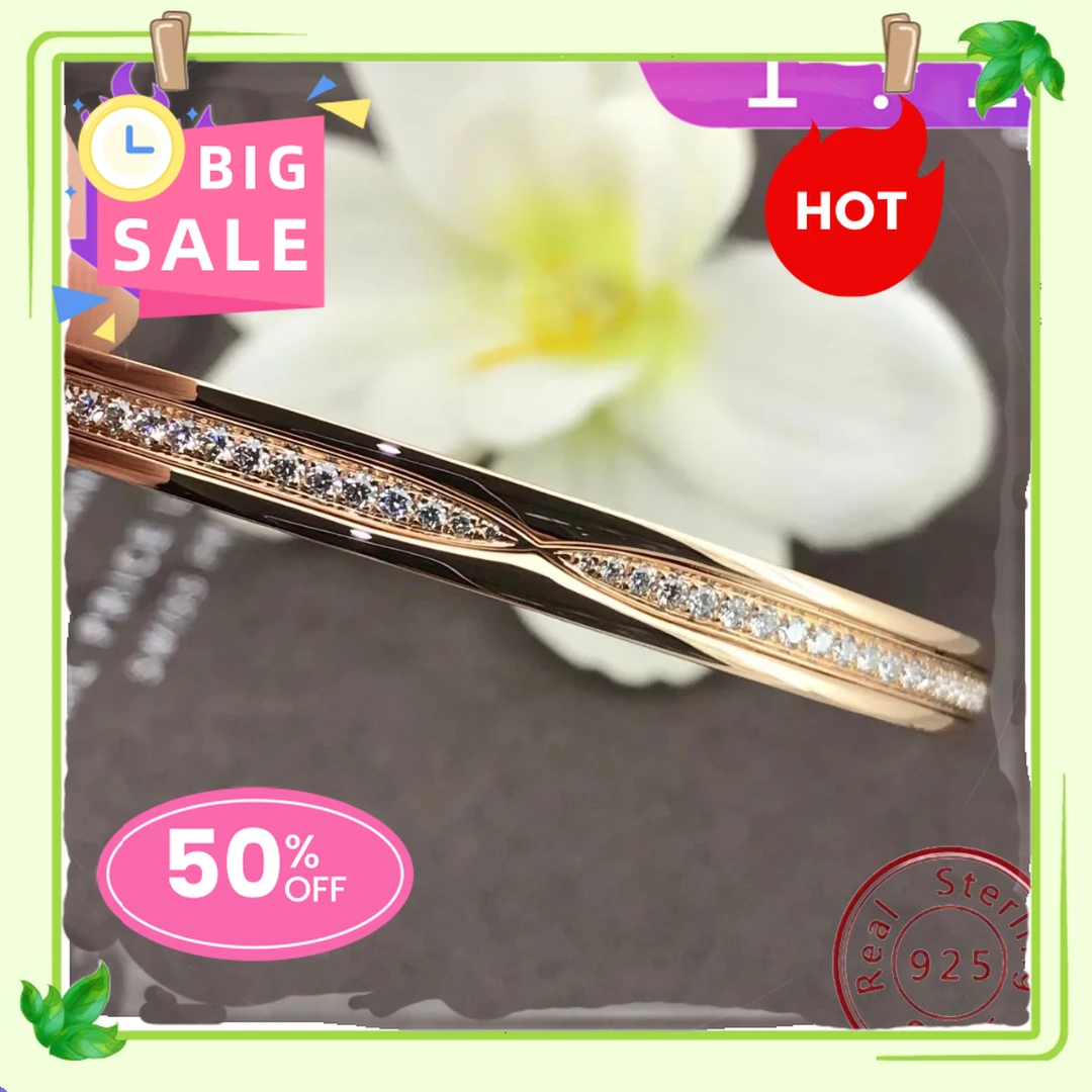 925 High-quality Women's Jewelry Bracelet Is Like A Rainbow, Which Takes You Into The Fairy Tale World To Meet Prince