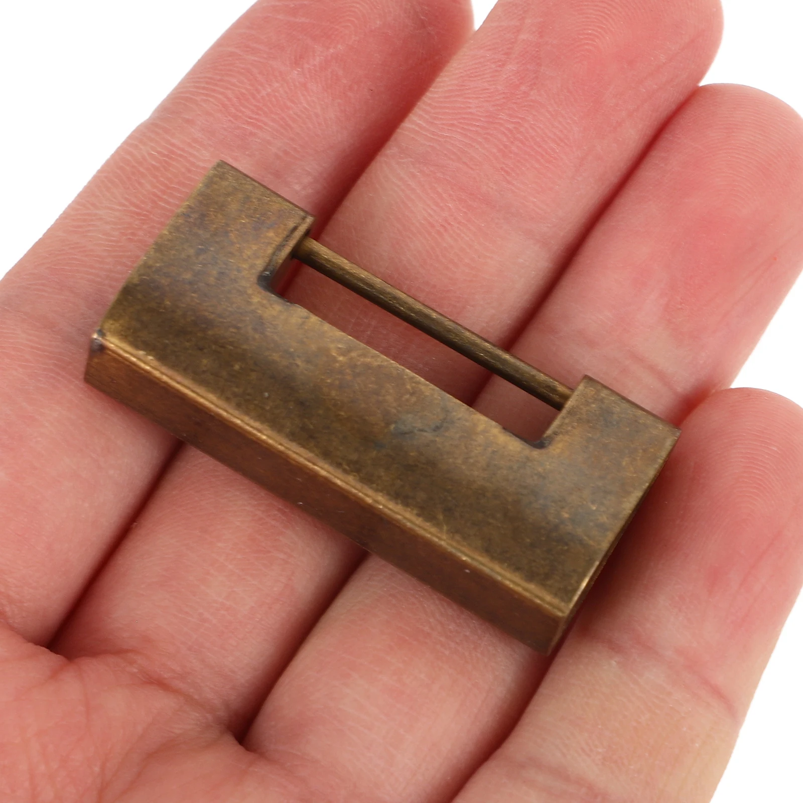 

1 set Koi Carp Retro Furniture Lock Brass Hasp Buckle Small Latch for Jewelry Gift Boxes Security Closure Cabinet Clasp